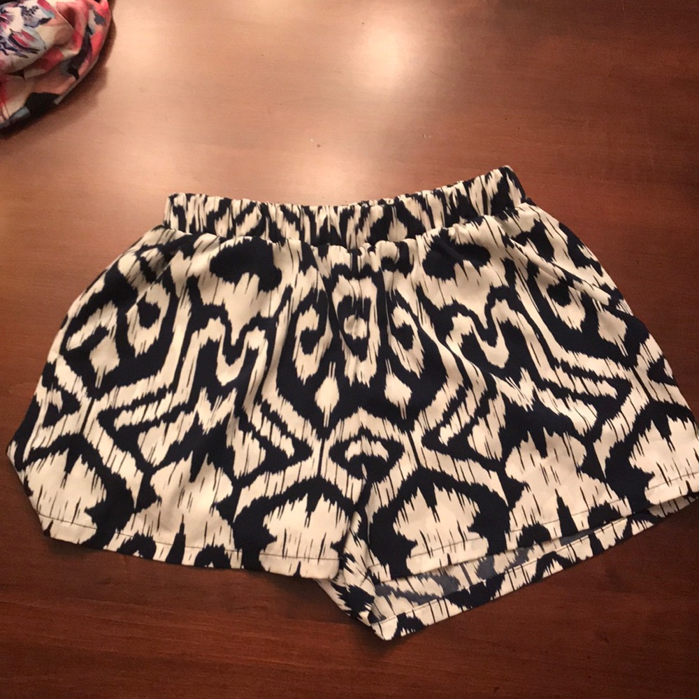 Silky high waisted shorts